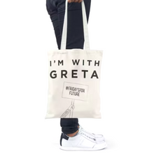 Load image into Gallery viewer, Greta Salvaged Fibre Tote (Black)