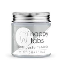 Load image into Gallery viewer, HAPPY TABS TOOTHPASTE TABS MINT CHARCOAL (FLUORIDE-FREE) Toothpaste OH MY GOOD Ireland