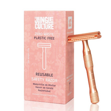 Load image into Gallery viewer, ROSE GOLD REUSABLE SAFETY RAZOR Health and beauty OH MY GOOD Ireland