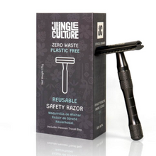 Load image into Gallery viewer, GUN METAL CHROME PLATED REUSABLE SAFETY RAZOR Health and beauty OH MY GOOD Ireland
