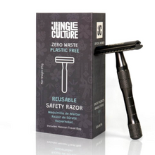 Load image into Gallery viewer, GUN METAL CHROME PLATED REUSABLE SAFETY RAZOR Health and beauty OH MY GOOD Ireland