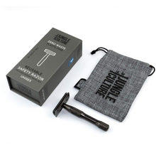 Load image into Gallery viewer, GUN METAL CHROME PLATED REUSABLE SAFETY RAZOR Health and beauty OH MY GOOD Ireland