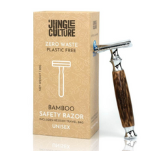 Load image into Gallery viewer, DARK BAMBOO REUSABLE SAFETY RAZOR (THICK HANDLE) Health and beauty OH MY GOOD Ireland