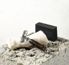 Load image into Gallery viewer, DARK BAMBOO REUSABLE SAFETY RAZOR (THICK HANDLE) Health and beauty OH MY GOOD Ireland