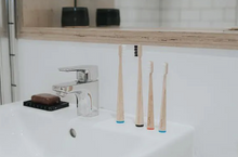 Load image into Gallery viewer, BAMBOO TOOTHBRUSH -Blue(ADULT) Toothbrushes OH MY GOOD Ireland