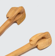 Load image into Gallery viewer, HAND CARVED OLIVE WOOD ELEPHANT CHOPSTICKS Chopsticks OH MY GOOD Ireland