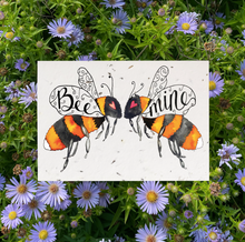 Load image into Gallery viewer, Bee Mine Plantable Valentine's Day Card