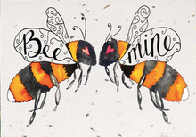 Load image into Gallery viewer, Bee Mine Plantable Valentine's Day Card