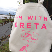 Load image into Gallery viewer, Greta Salvaged Fibre Tote (Pink)