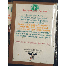 Load image into Gallery viewer, THINKING OF EWE - PLANTABLE WILDFLOWER CARD Greeting & Note Cards OH MY GOOD Ireland