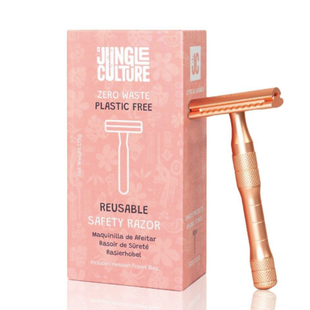ROSE GOLD REUSABLE SAFETY RAZOR Health and beauty OH MY GOOD Ireland