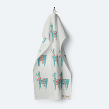 Load image into Gallery viewer, Mistletoe Llama Christmas Tea Towel
