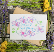 Load image into Gallery viewer, Deepest Sympathy Plantable Card
