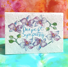 Load image into Gallery viewer, Deepest Sympathy Plantable Card

